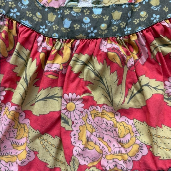 Matilda Jane Serendipity Tomato Peasant Fiona Floral Top Sept 2011 size 18 month - Picture 5 of 10